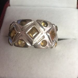 Sterling silver citrine Ring